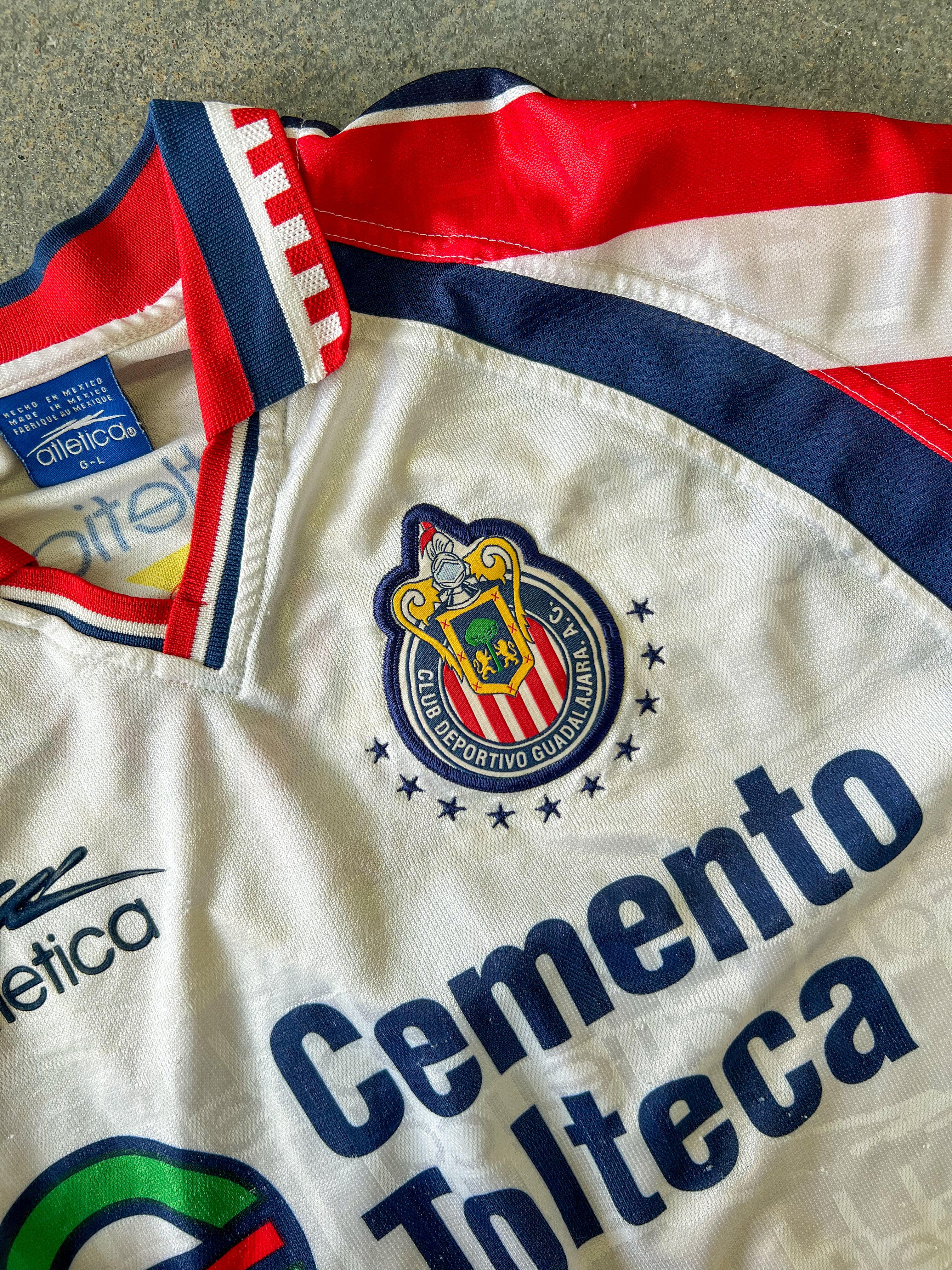 1999-2000 Guadalajara A.C away kit soccer jersey - Sz L