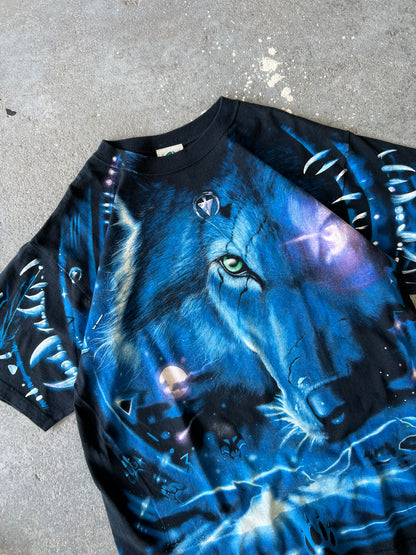 2001 Liquid Blue Wolf tee - Sz L