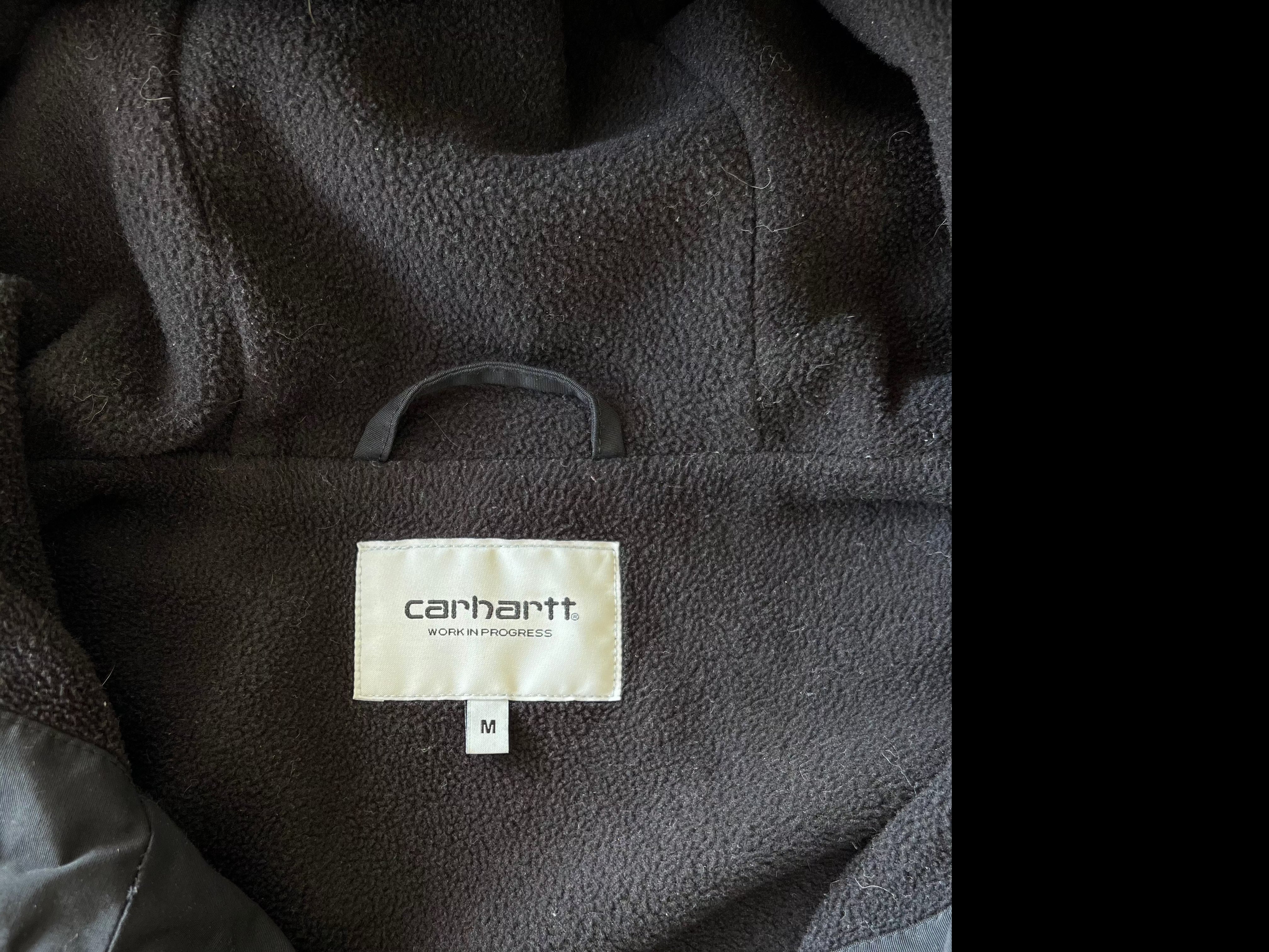 Carhartt WIP Black hooded bomber jacket - SZ M