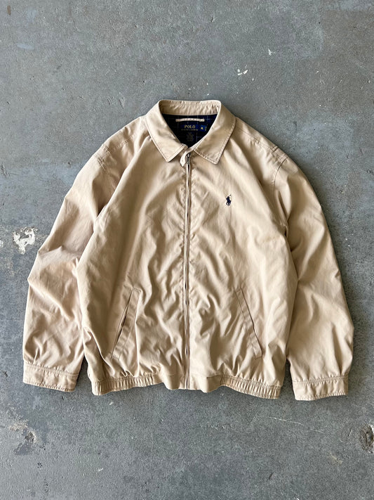 Y2K Polo RL Beige Harrington Jacket - Sz XL