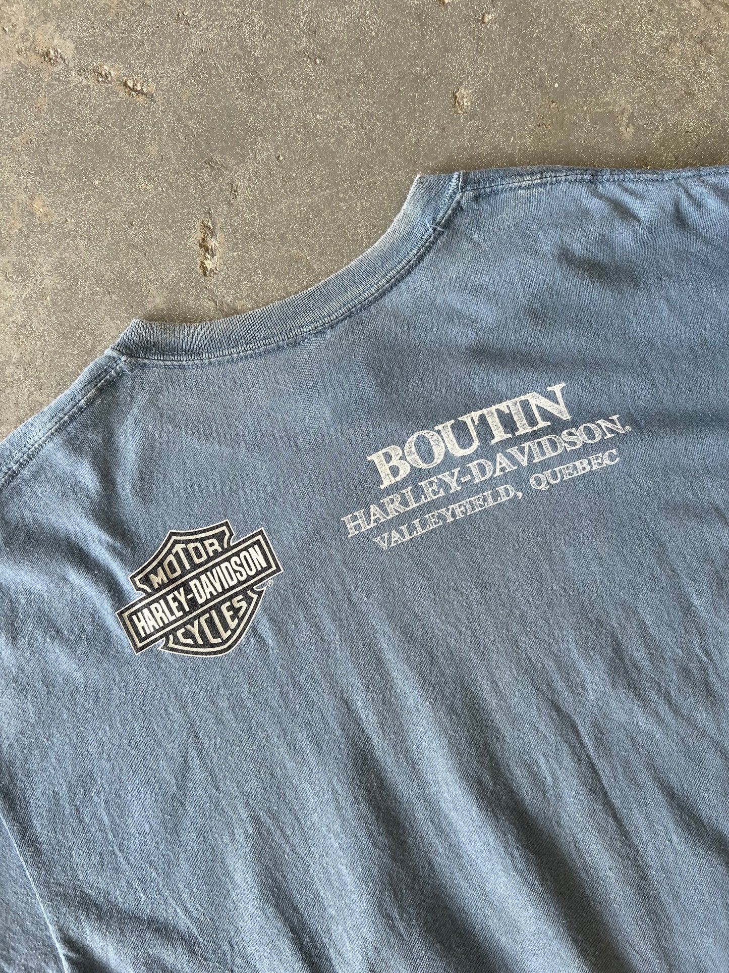 Harley Davidson Boutin Light blue tee - Sz XL