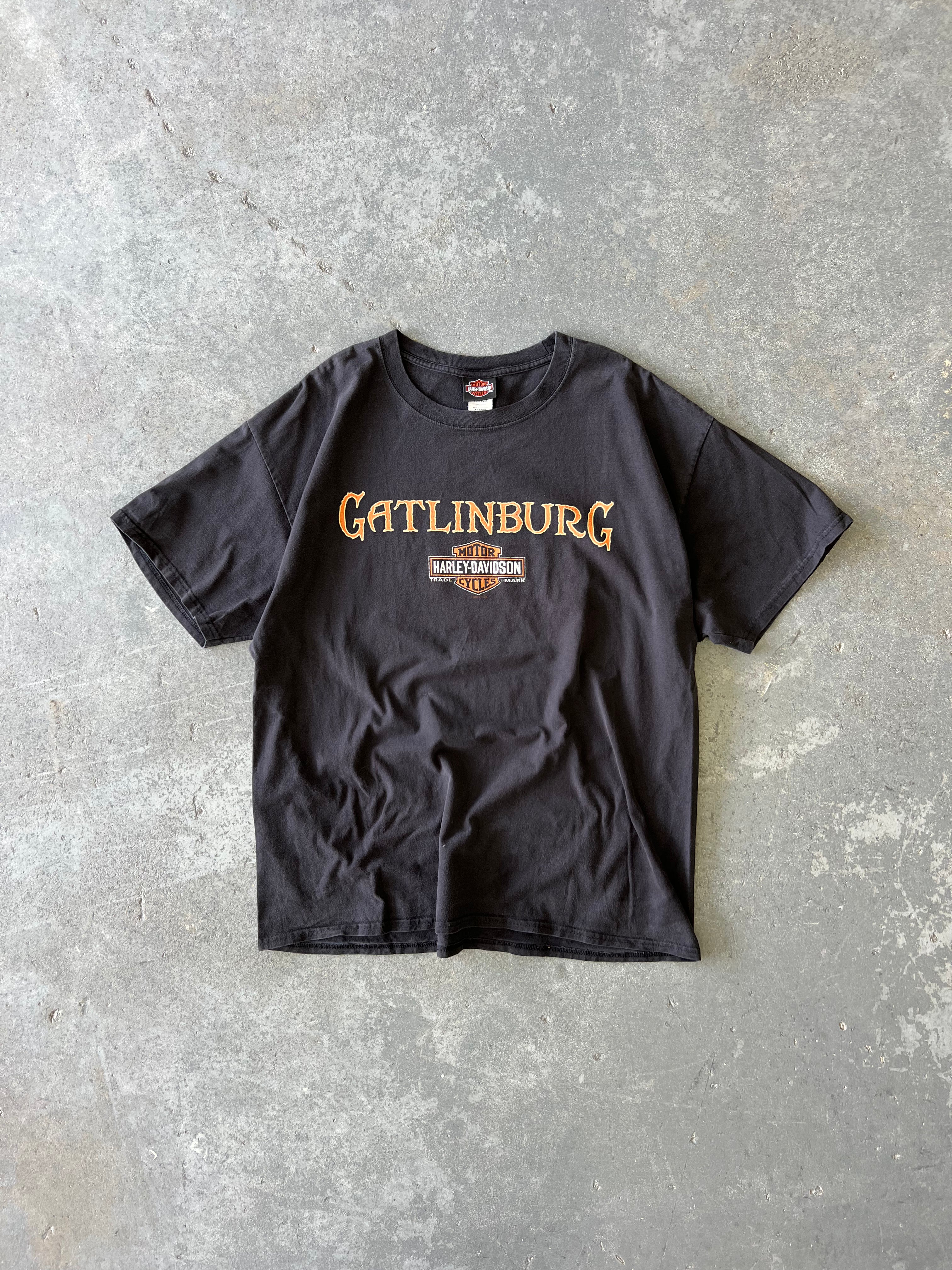 Harley Davidson Gatlinbur Black tee - Sz XL