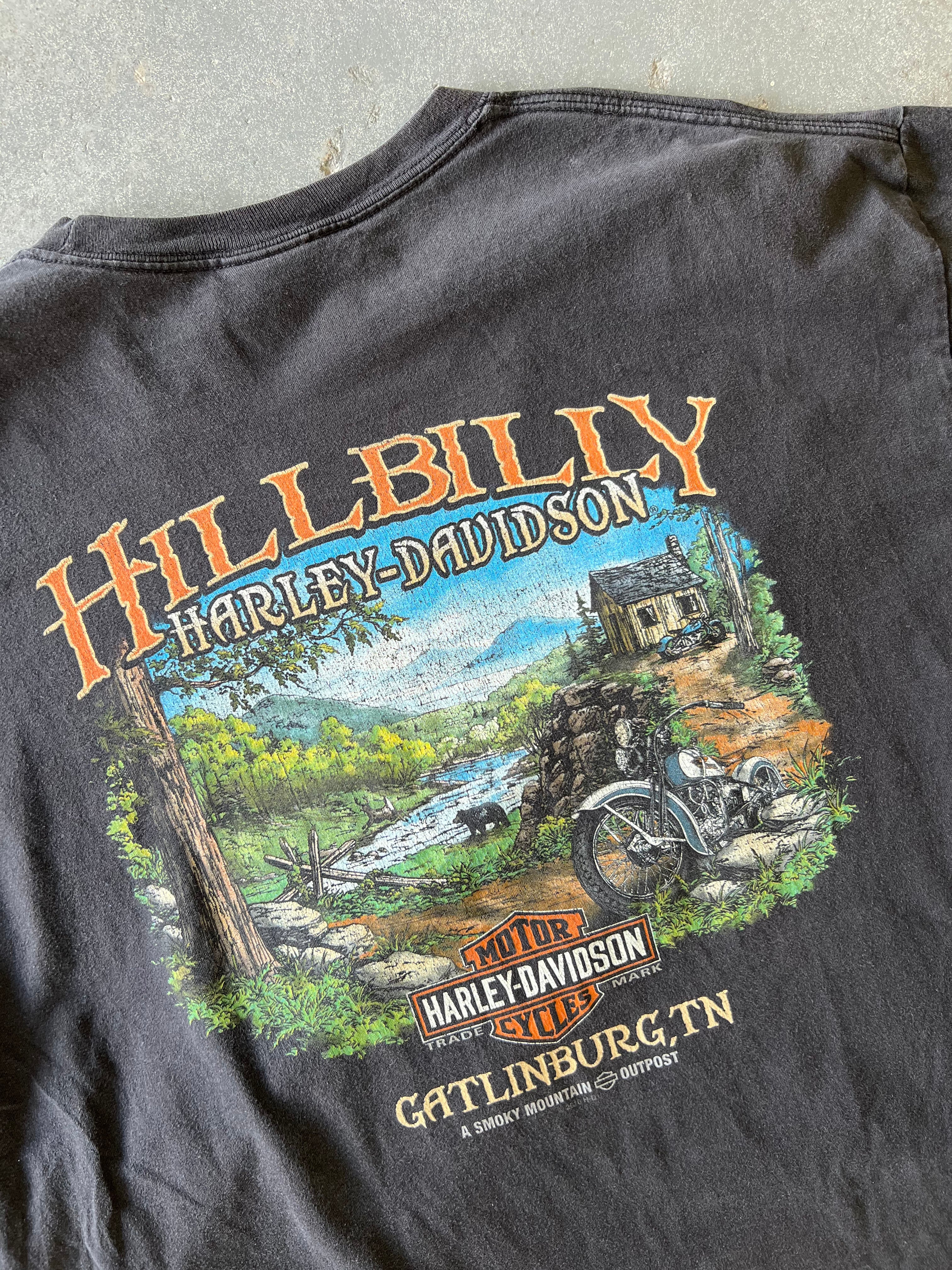 Harley Davidson Gatlinbur Black tee - Sz XL