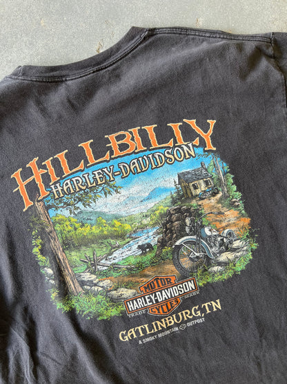 Harley Davidson Gatlinbur Black tee - Sz XL