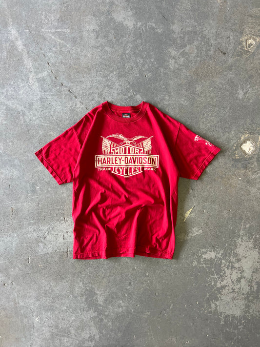 Harley Davidson City Limits Red tee - Sz XL