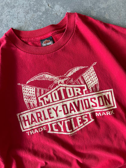 Harley Davidson City Limits Red tee - Sz XL