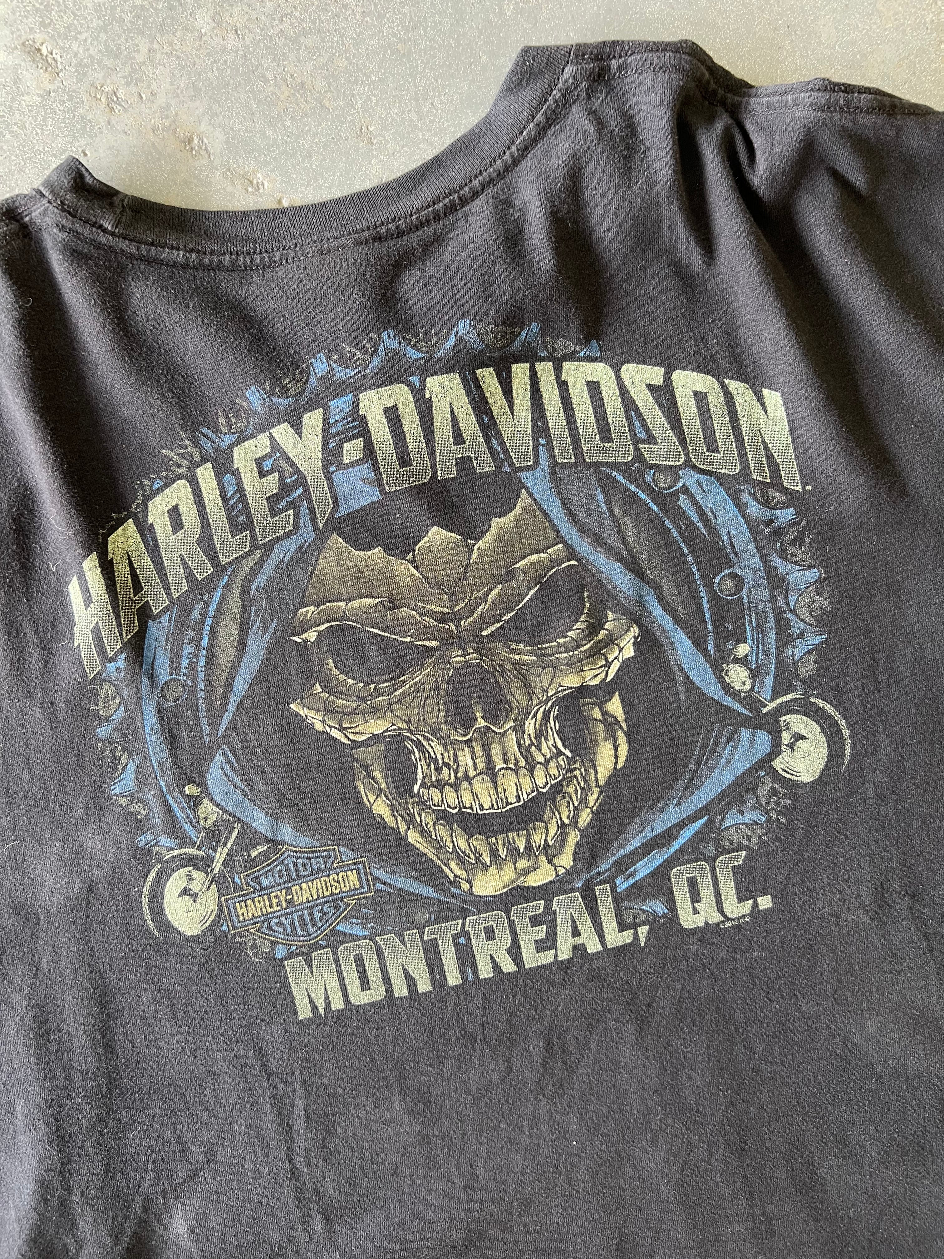 Harley Davidson Legendary Motorcycle Montreal Black tee - Sz XXXL