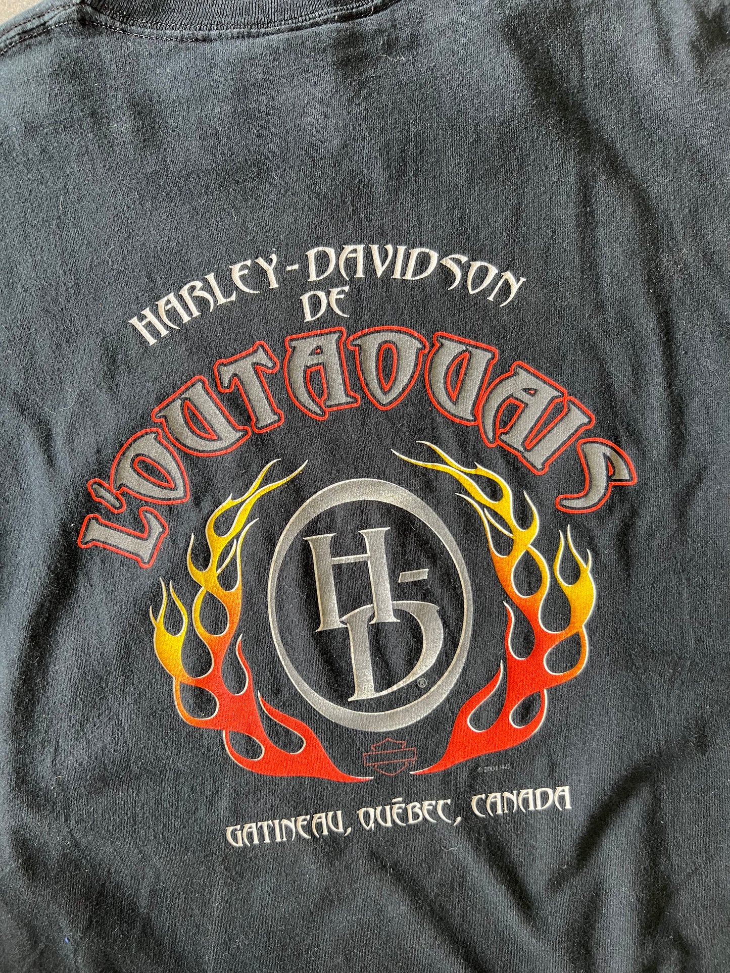 Harley Davidson Feel freedom Black tee - Sz M