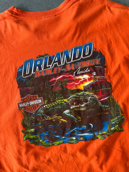 Harley Davidson Orlando Orange tee - Sz XXL