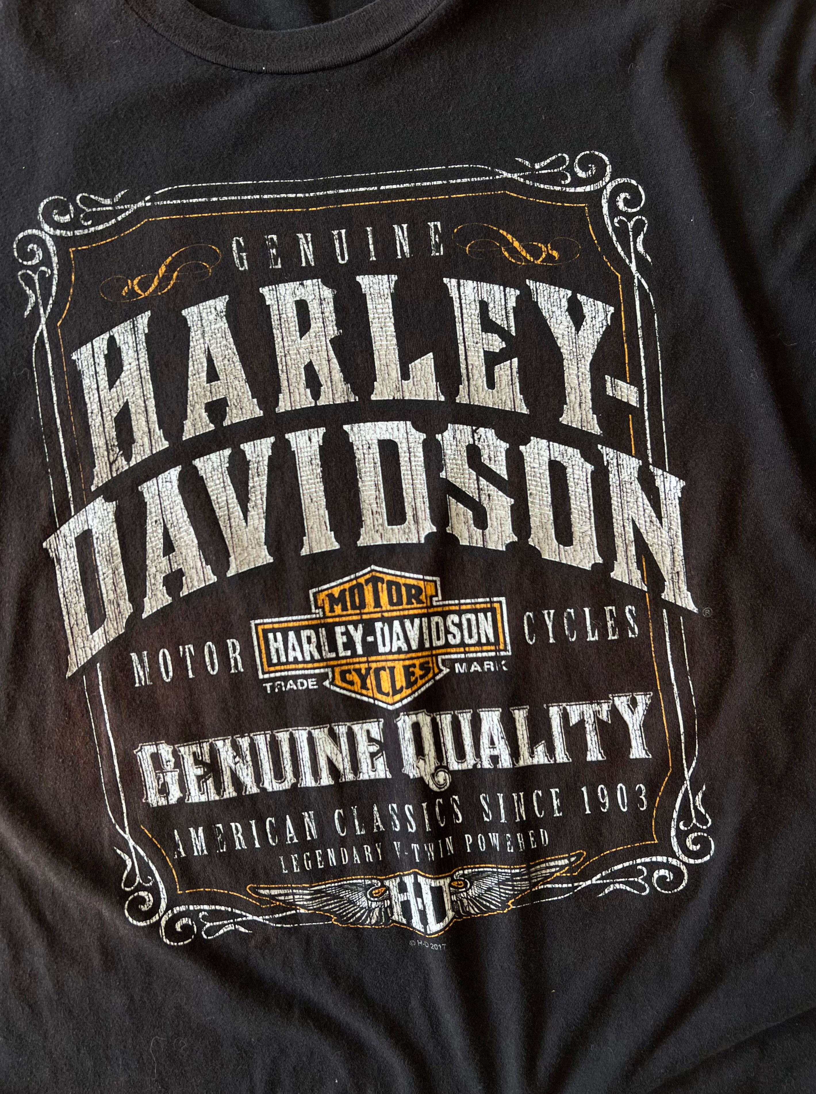 Harley Davidson Mancuso Black tee - Sz XXXL