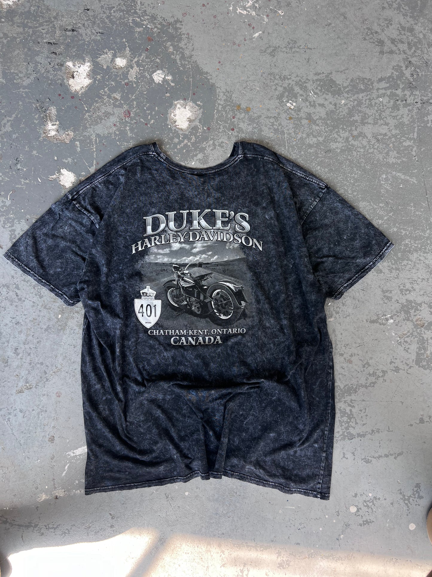 Harley Davidson Duke's Tie dye tee - sz XXXL