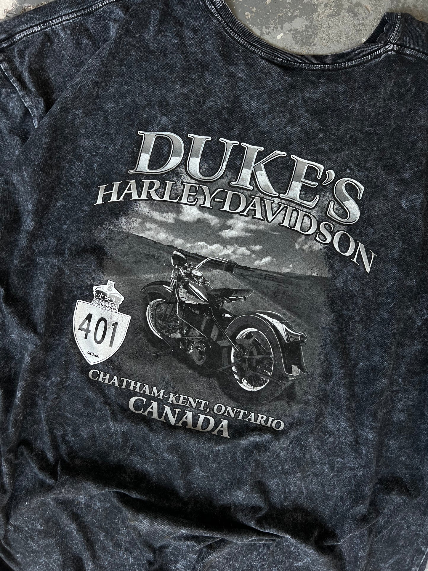 Harley Davidson Duke's Tie dye tee - sz XXXL