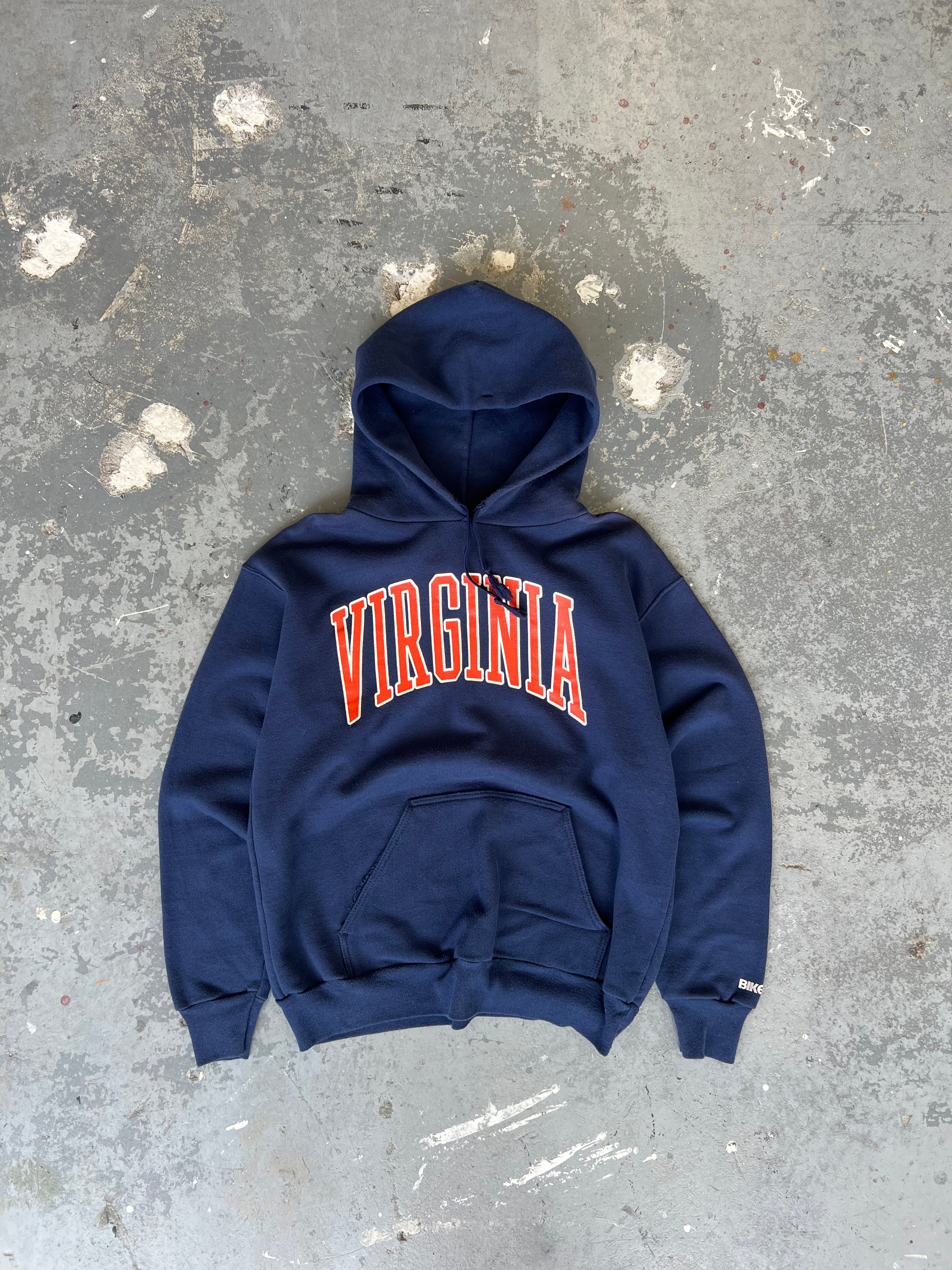 90s Virginia Navy Hoodie - Sz L