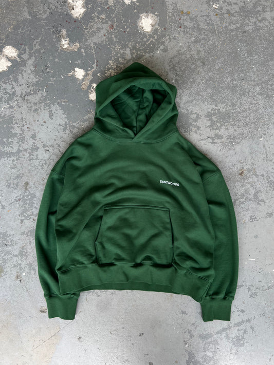 Saintswoods Forest Green basic hoodie - Sz XL