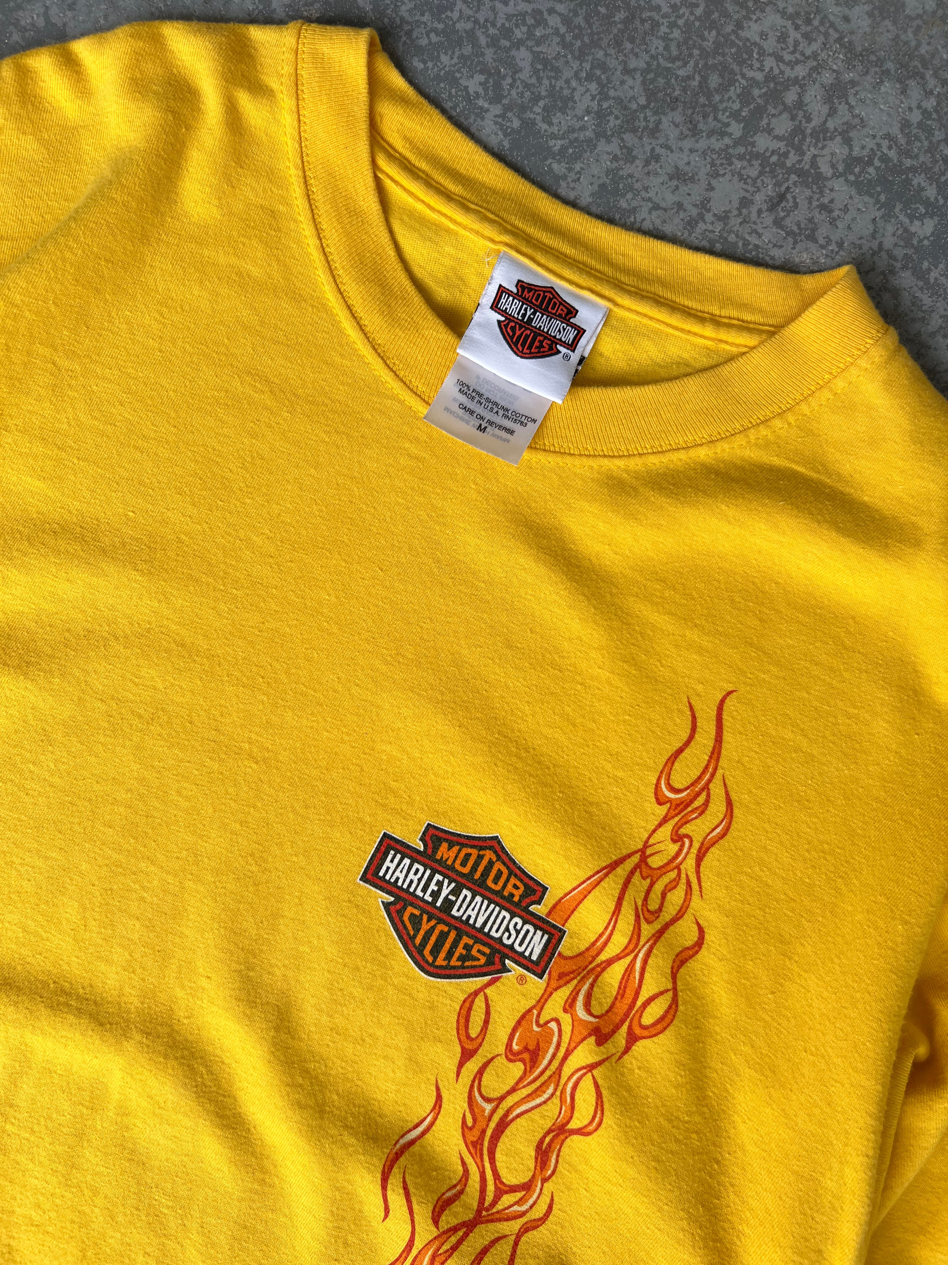 Harley Davidson Donahue Yellow LongSleeve - Sz M