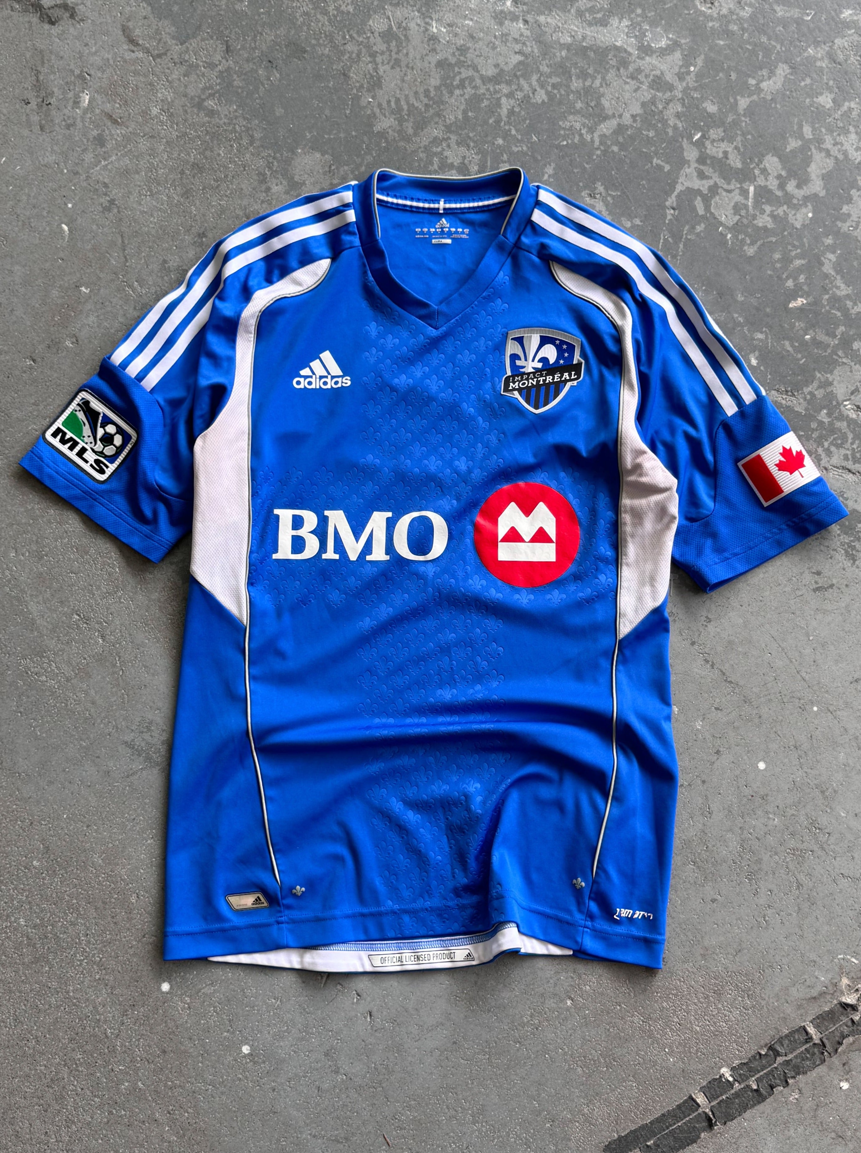 2012 Adidas impact de montreal blue soccer jersey - Sz M