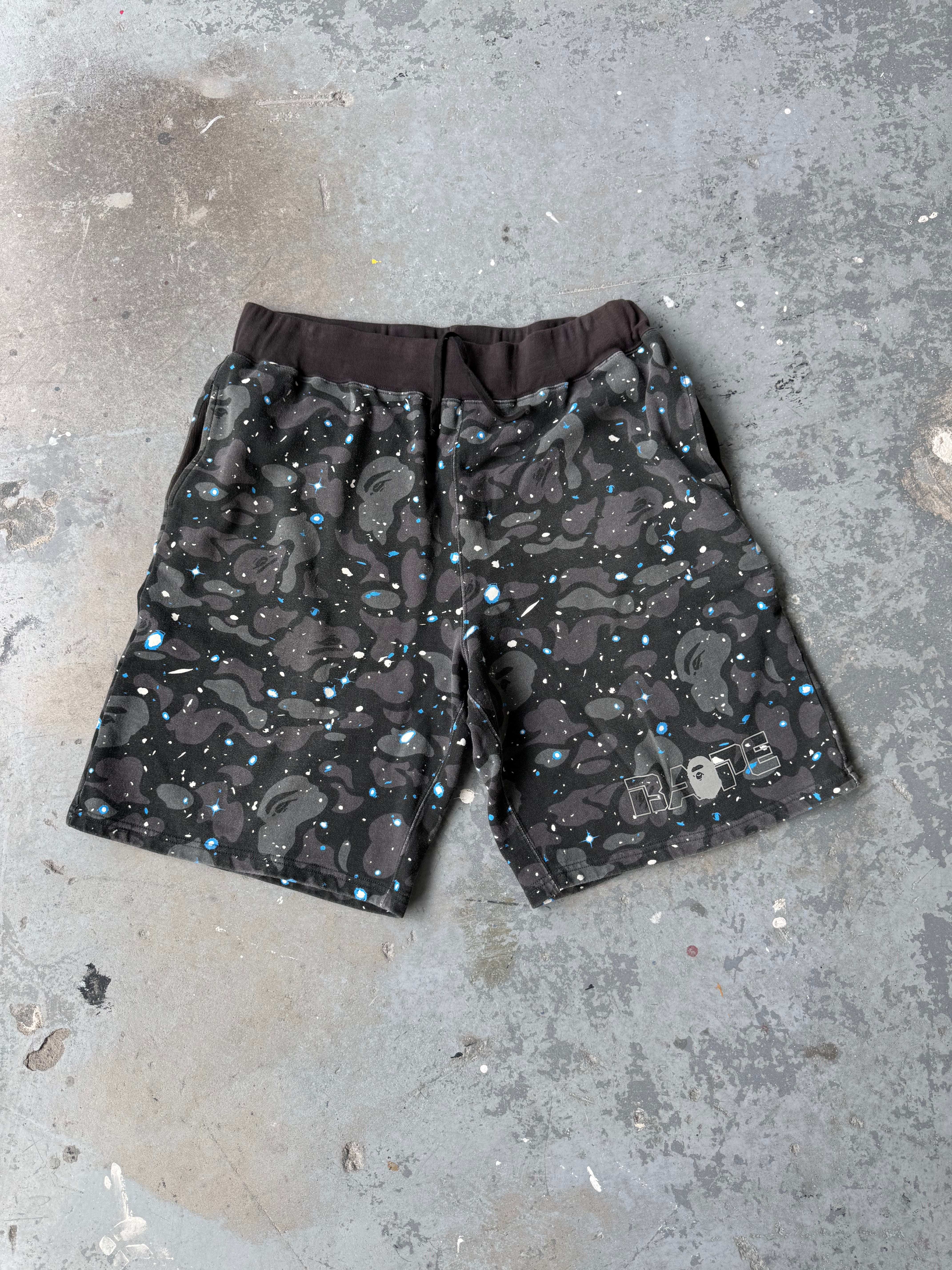 Bape Space camo GID Sweat-short - Sz XXL