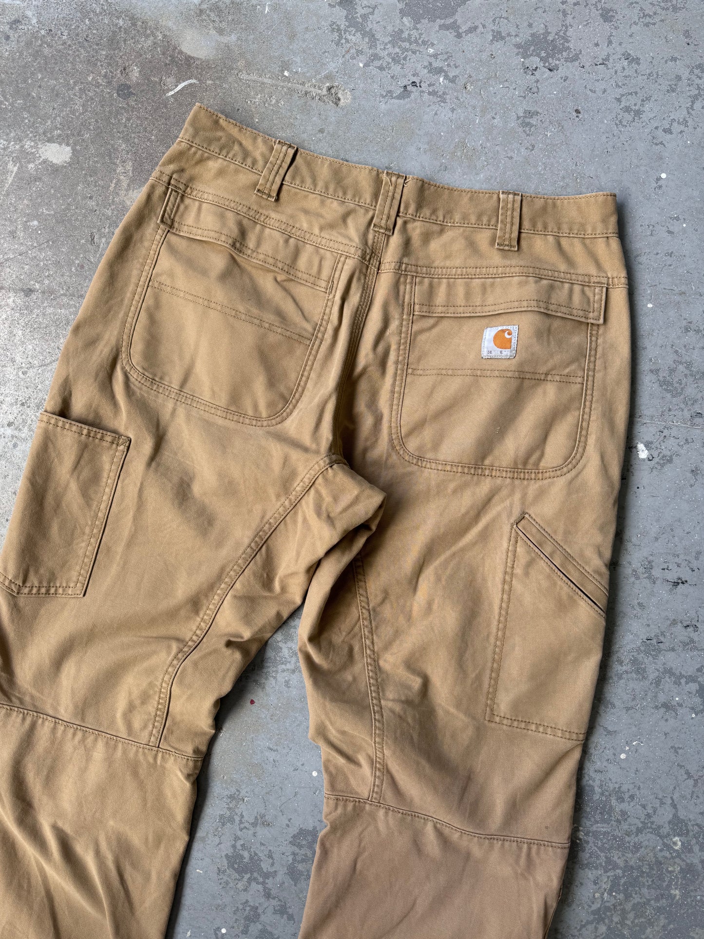 Carhartt relaxed fit light workpants Sz 34x32 stained*