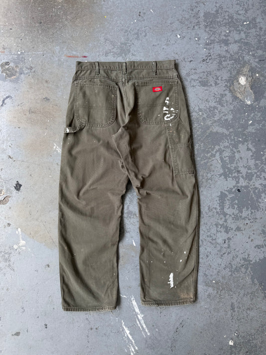 Dickies Olive Carpenter Pants - Sz 34x30