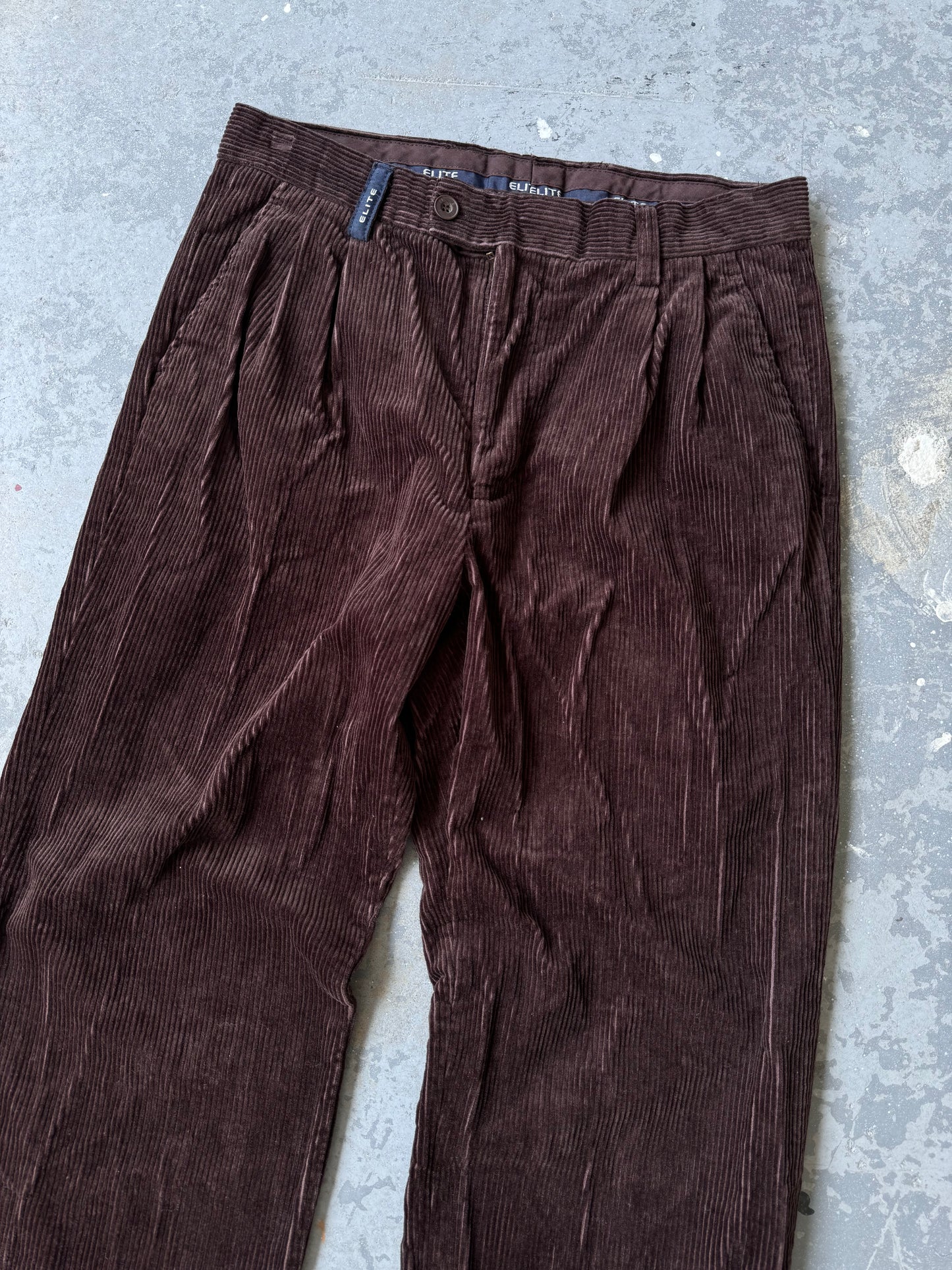 Elite brown corduroy pants - Sz 32x32