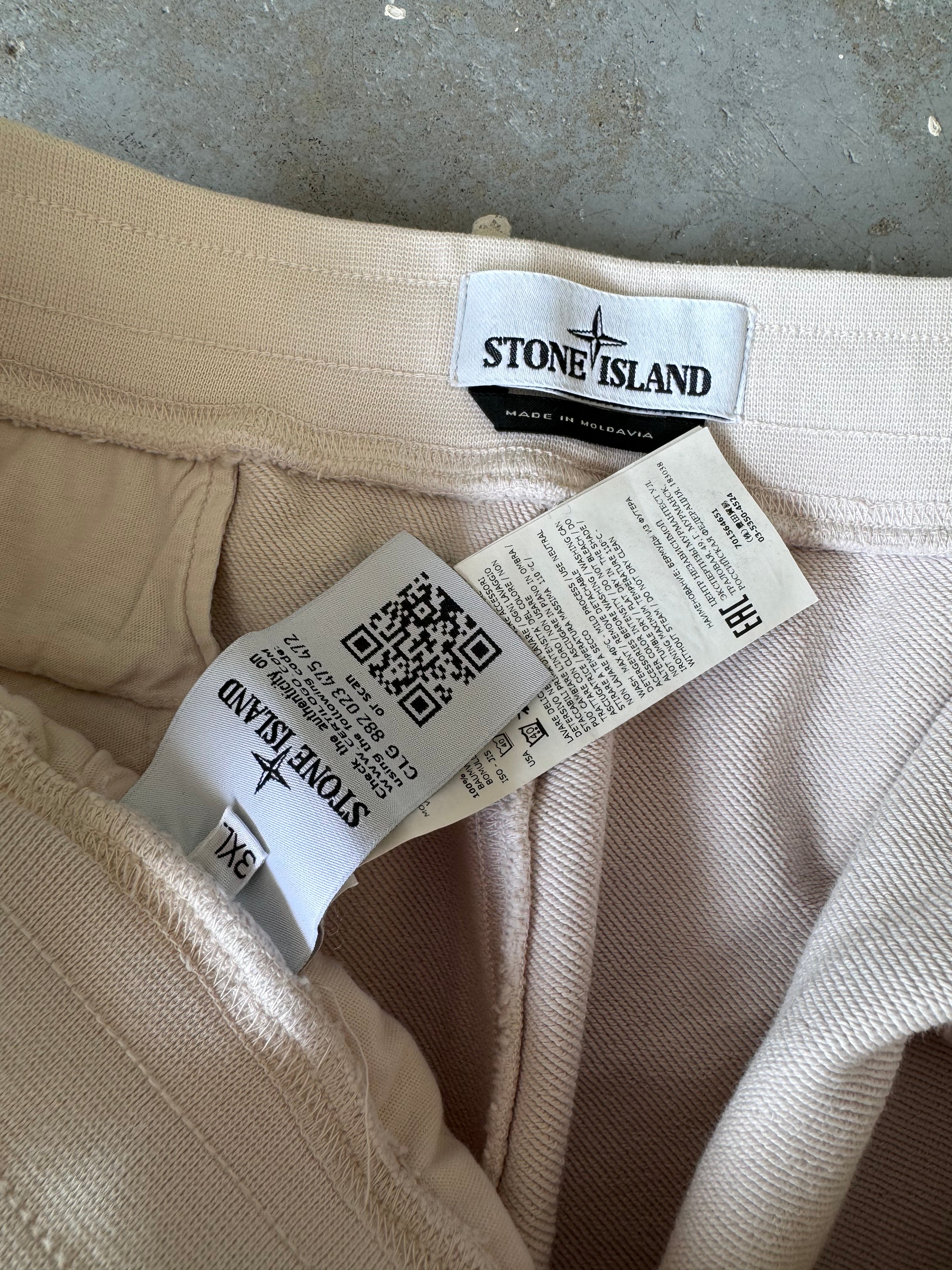 Stone Island off-White Sweat-Short - Sz XXXL