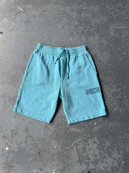 Helmut Lang Aqua blue sweat-short - Sz M