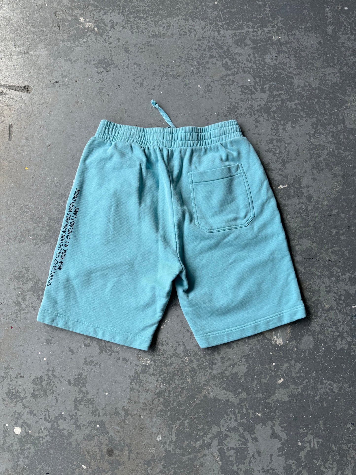 Helmut Lang Aqua blue sweat-short - Sz M