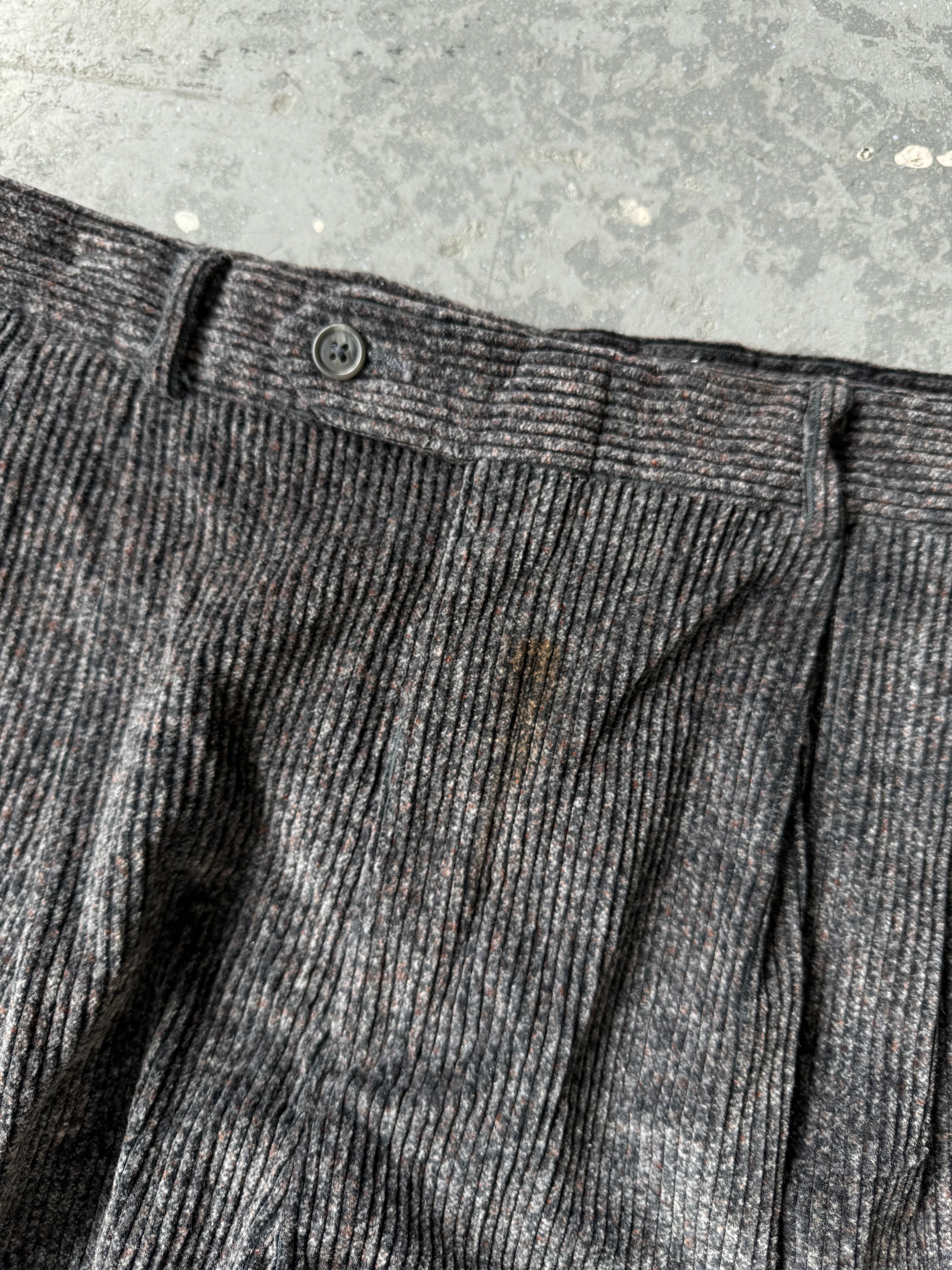 Lands'end corduroy dark blended grey Sz 32