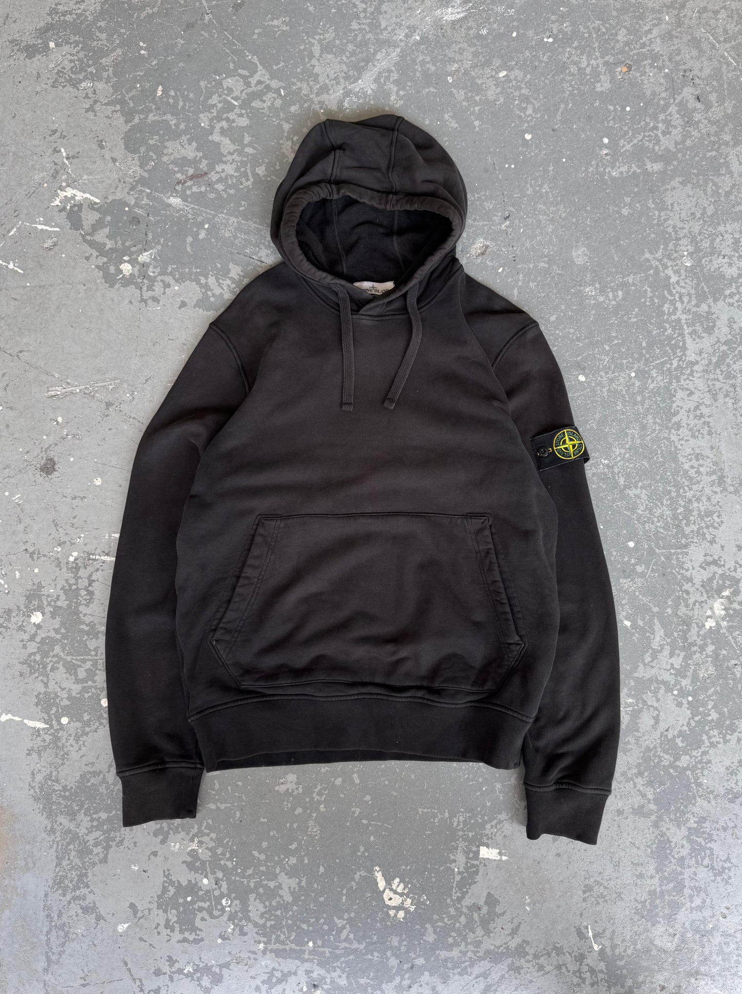 Stone Island Black Hoodie -Sz L