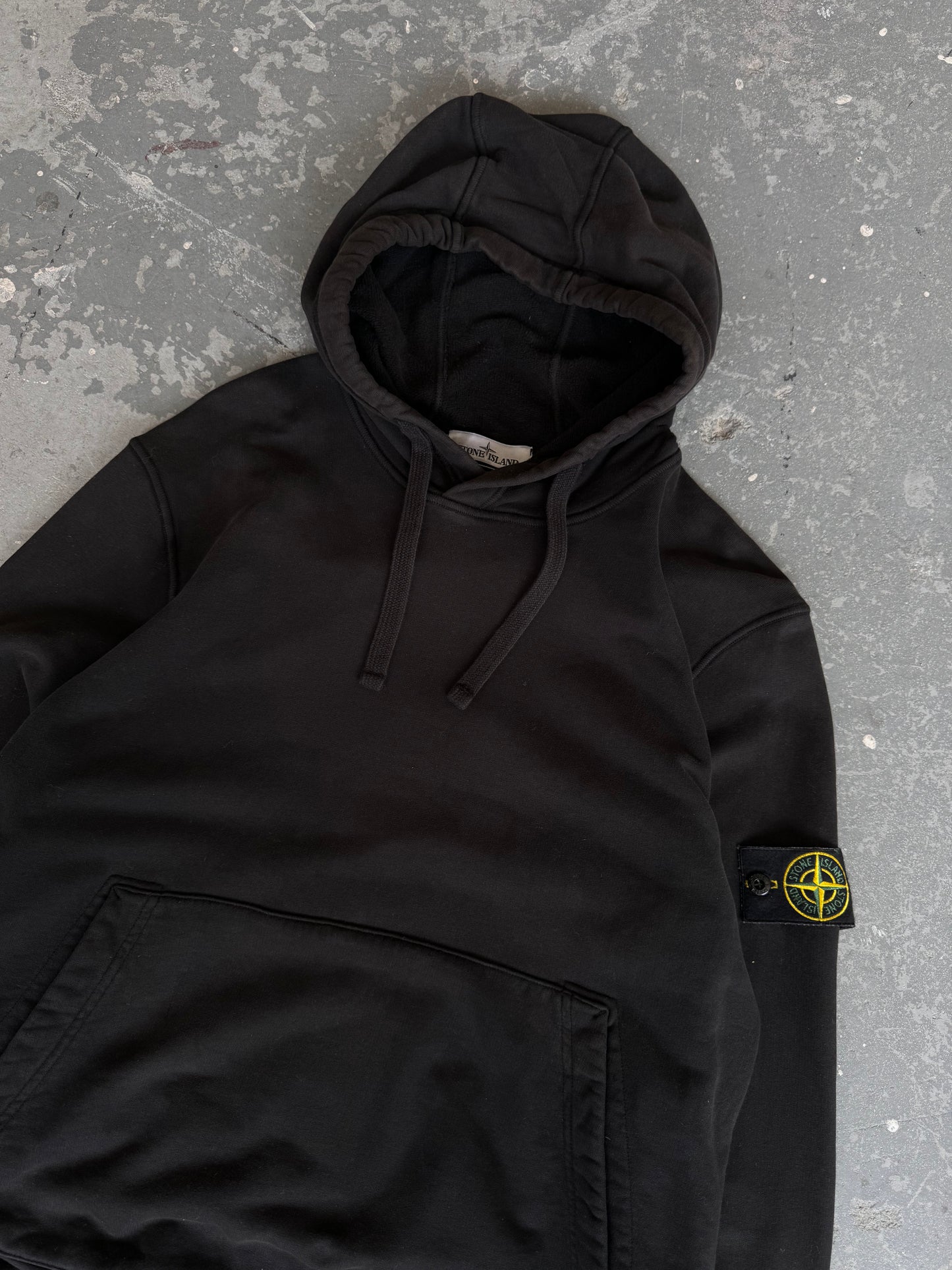 Stone Island Black Hoodie -Sz L