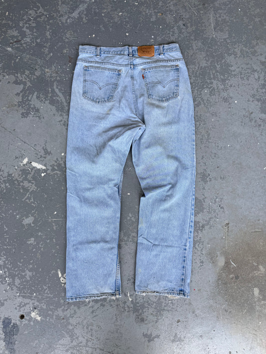 80s Levi's Orange tab light wash jeans - Sz 36x30