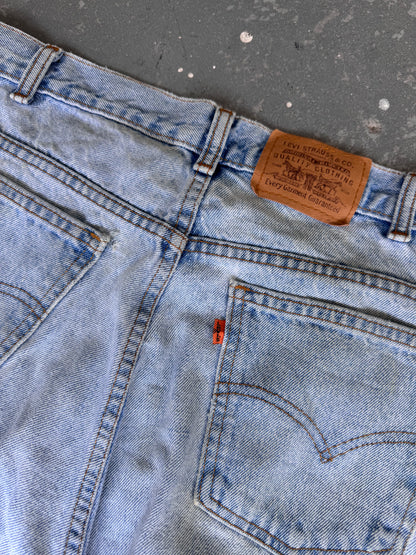 80s Levi's Orange tab light wash jeans - Sz 36x30