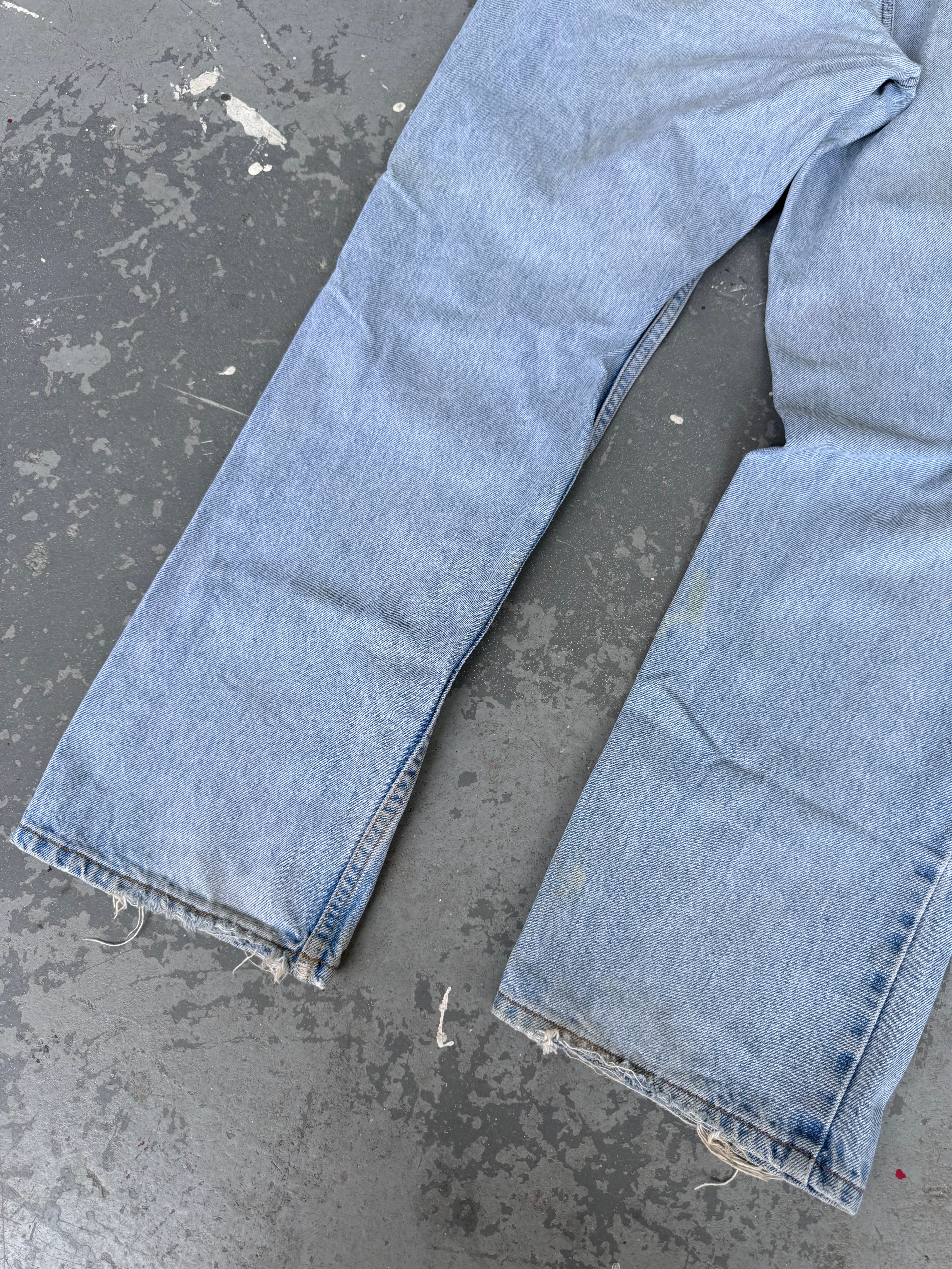 80s Levi's Orange tab light wash jeans - Sz 36x30