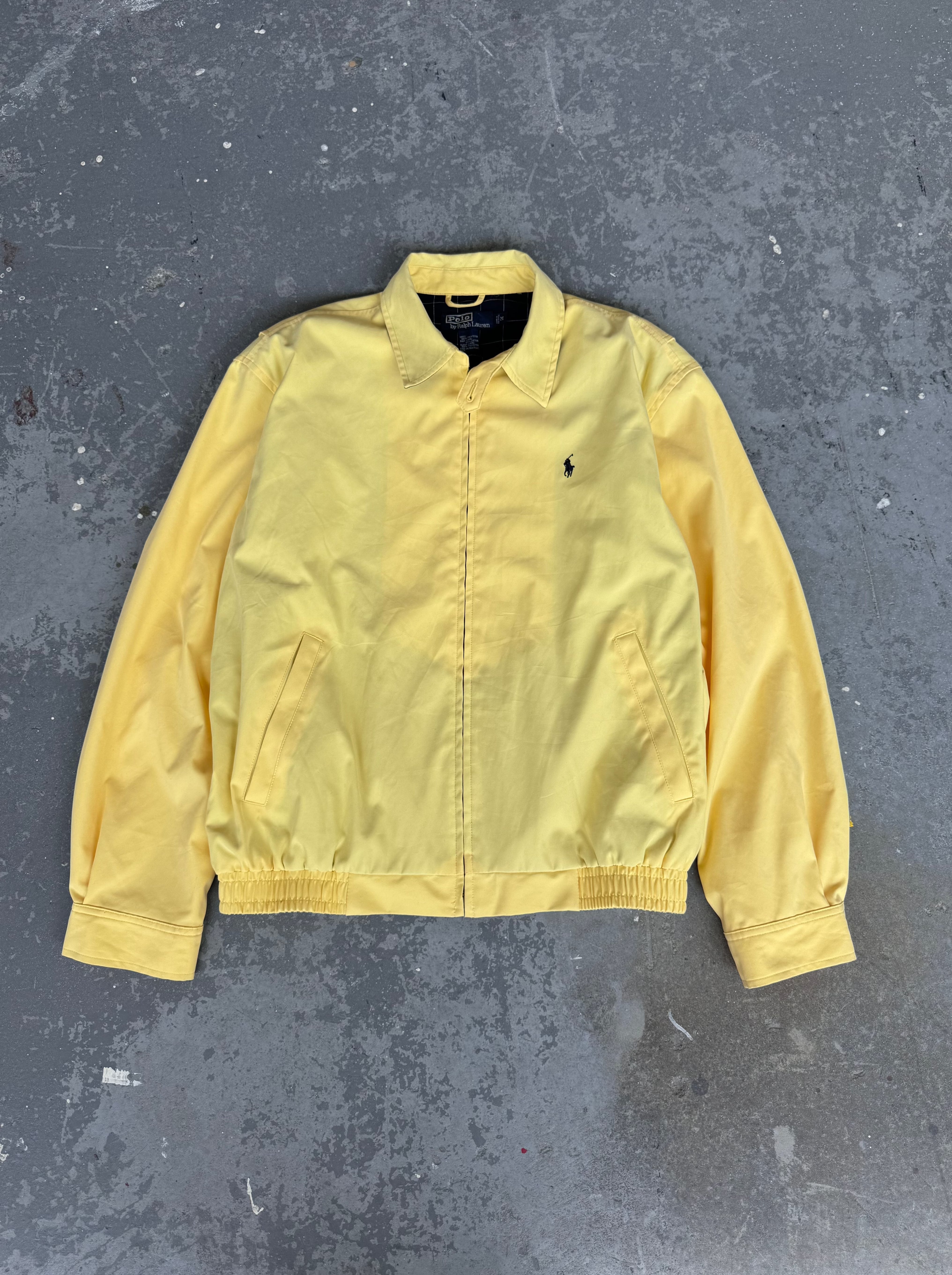 90s Polo RL Yellow Harrington Jacket - Sz M