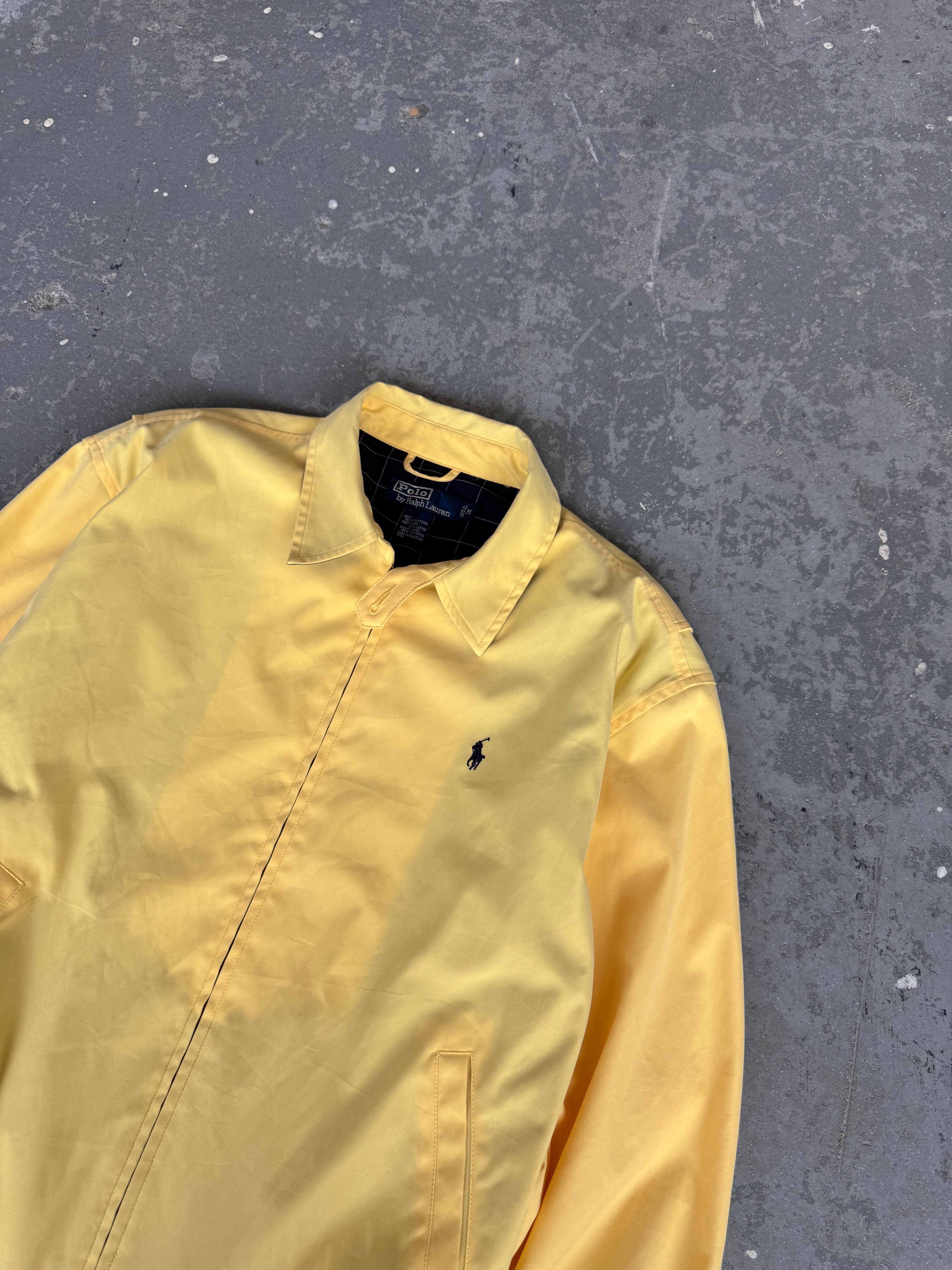 90s Polo RL Yellow Harrington Jacket - Sz M