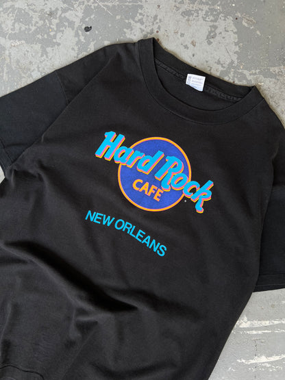 90s Hard Rock Cafe New Orleans Black tee -XL