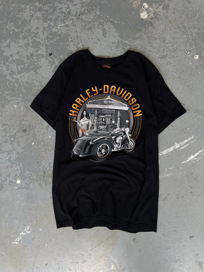 Harley Davidson Gatineau Black tee -  Sz M