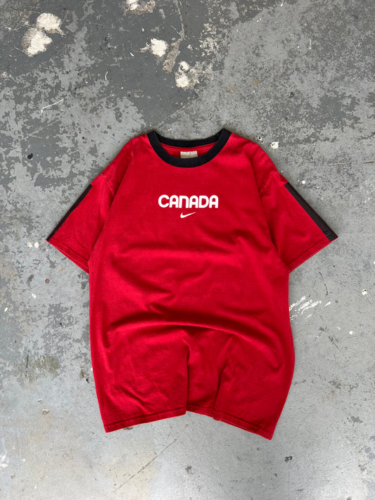 Y2K Team Canada logo Red Tee - Sz M