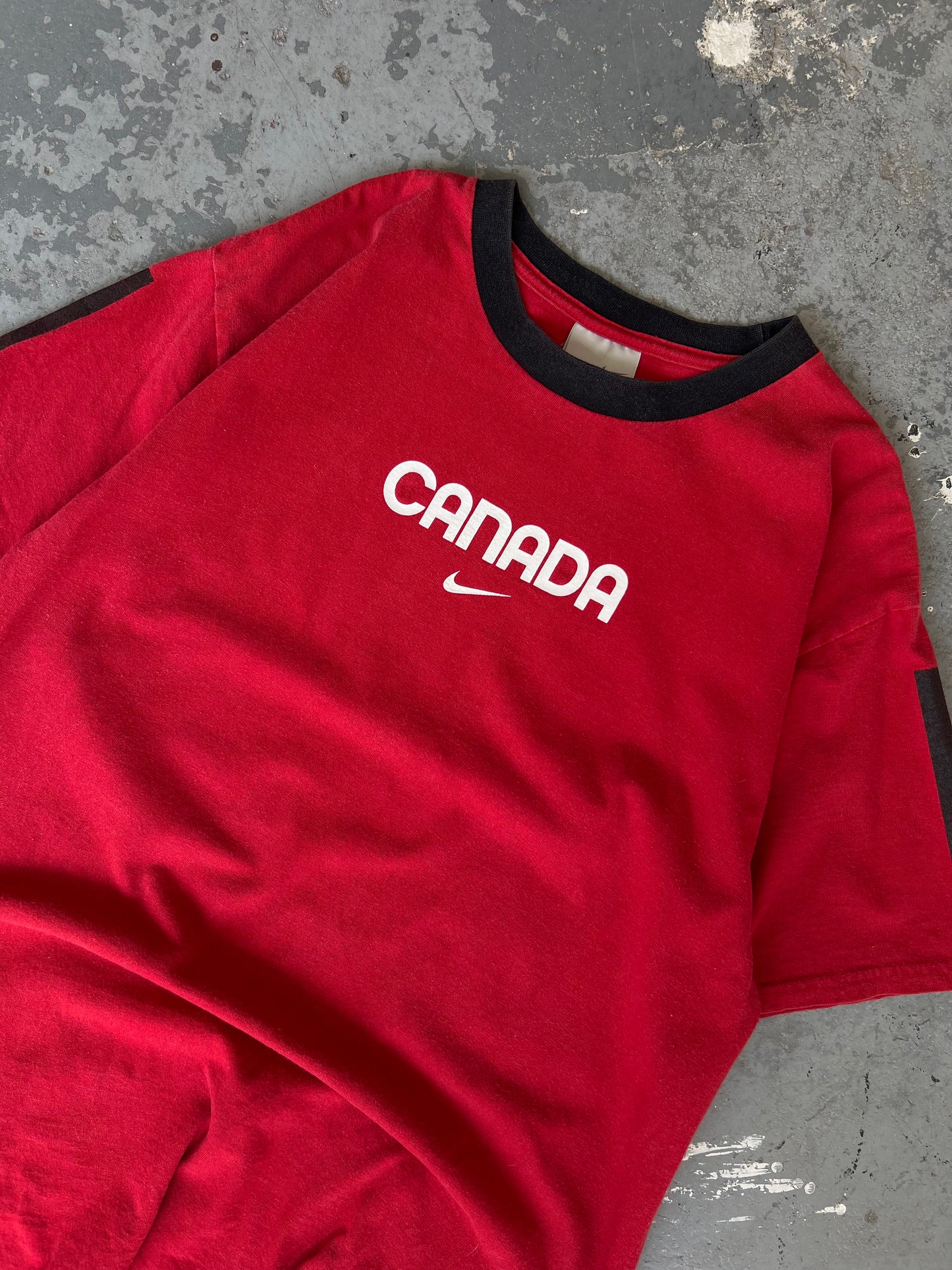 Y2K Team Canada logo Red Tee - Sz M