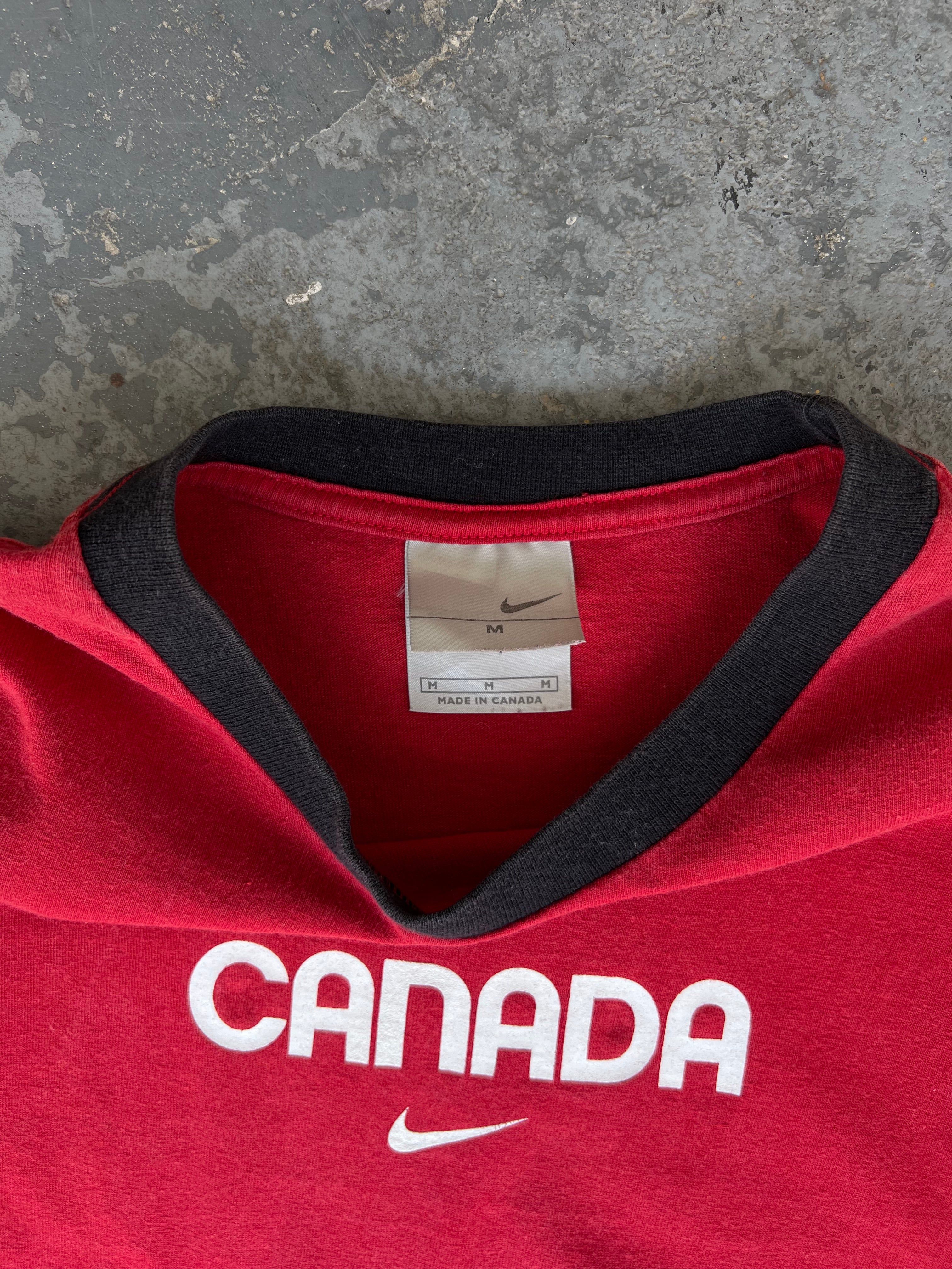 Y2K Team Canada logo Red Tee - Sz M