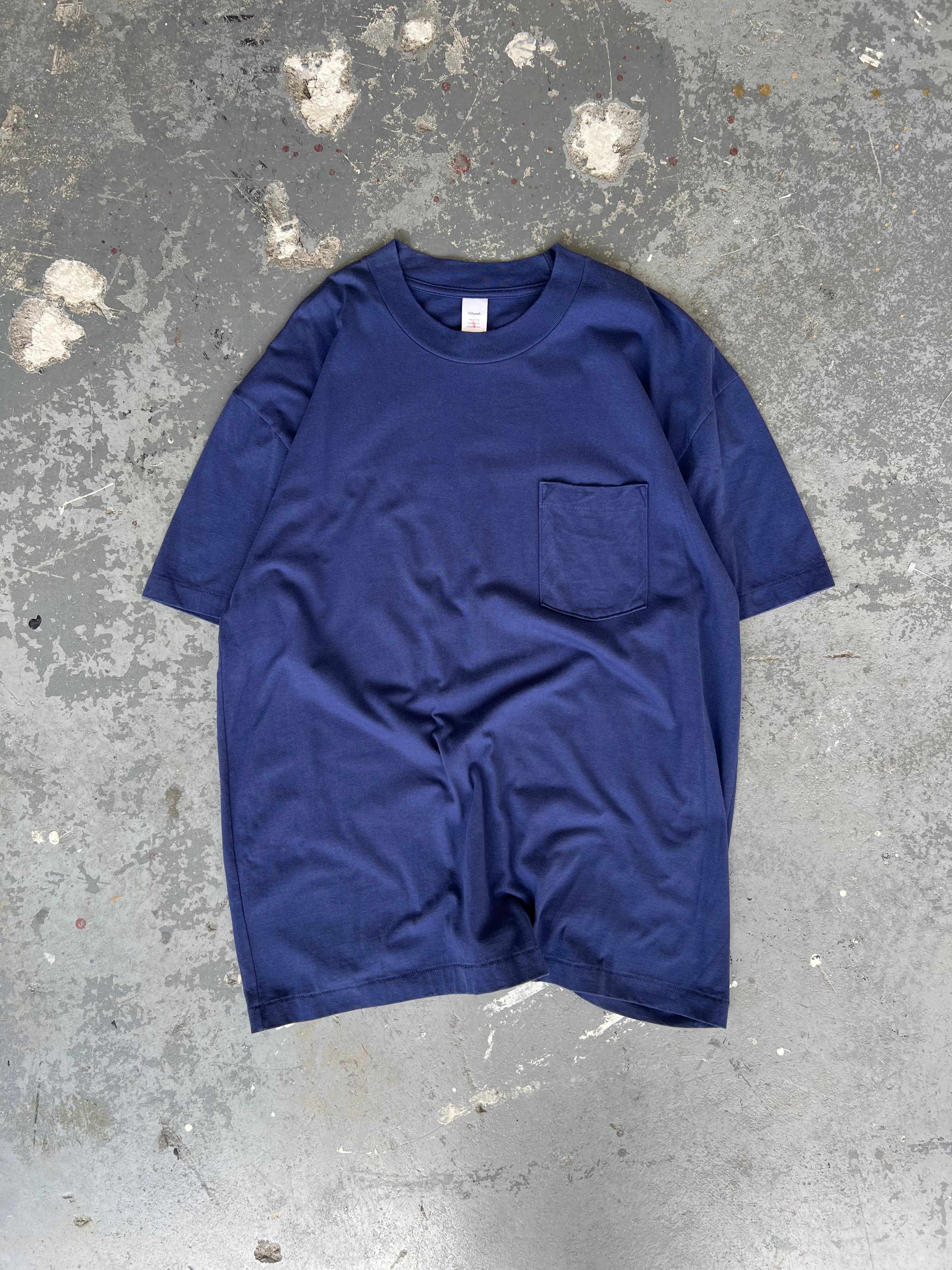 JJJound Navy pocket tee - XXL