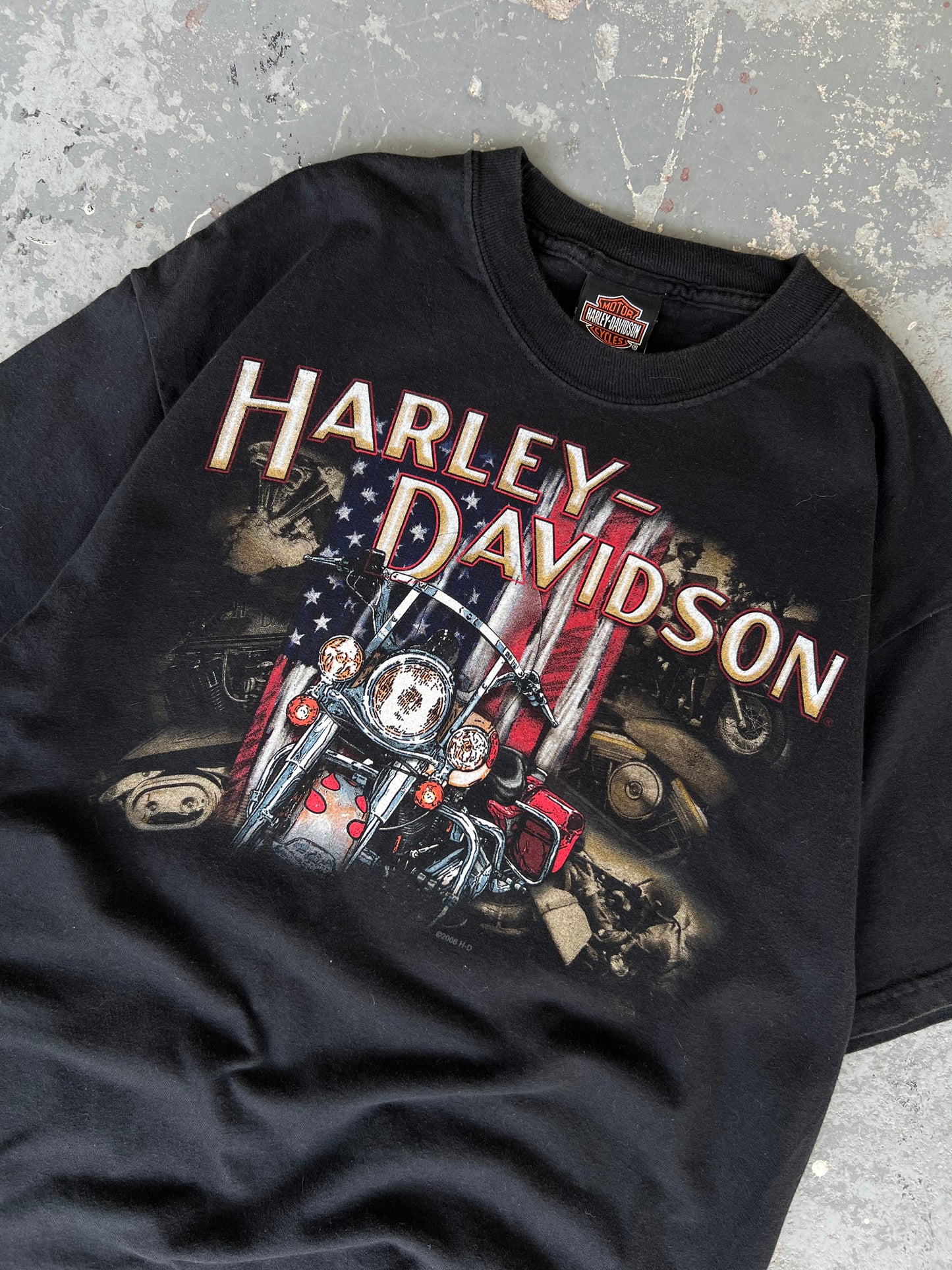 Y2K Harley Davidson Tennesse Black tee - Sz M