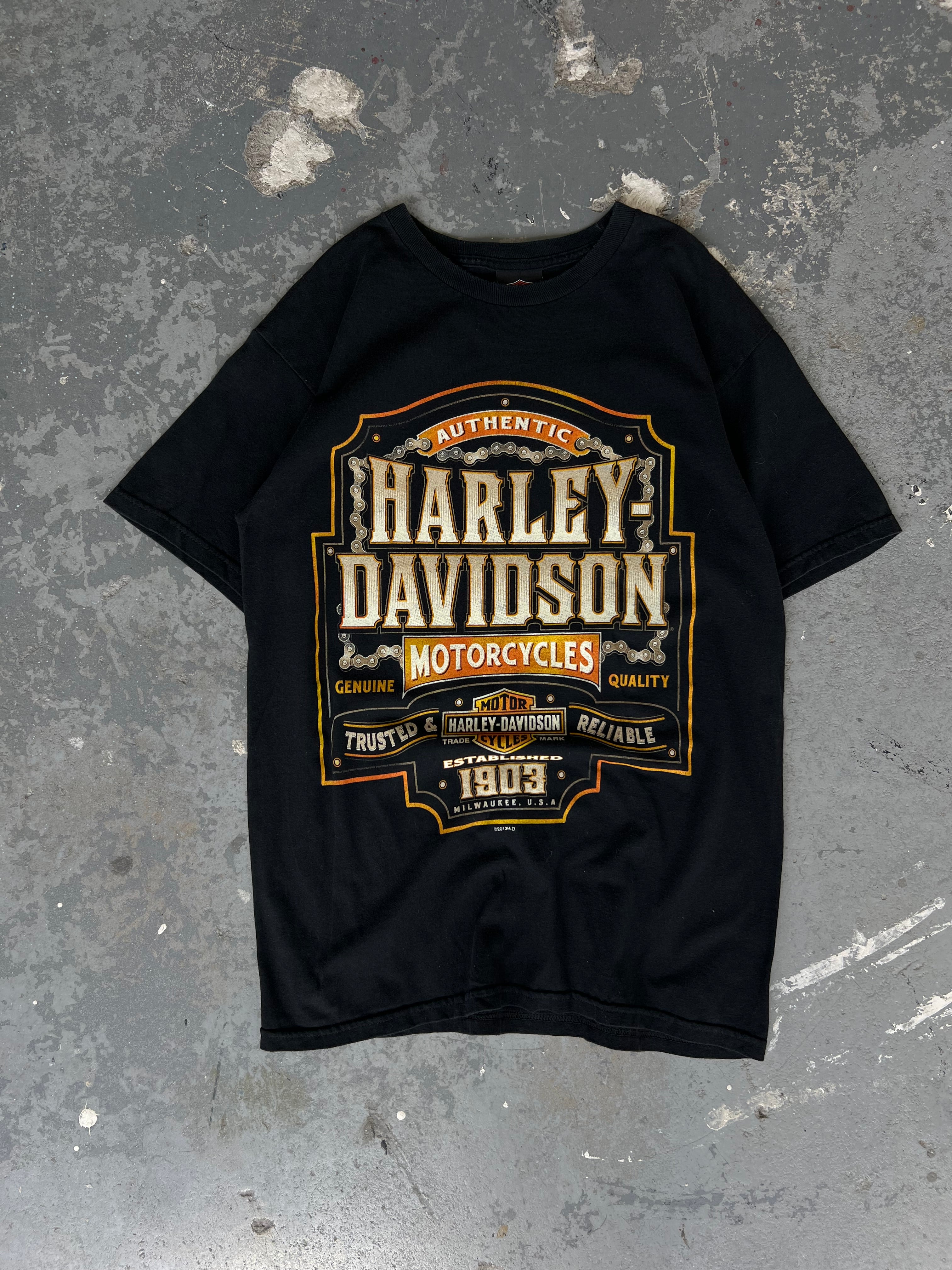 Harley Davidson Galeron,PA Black tee - Sz M