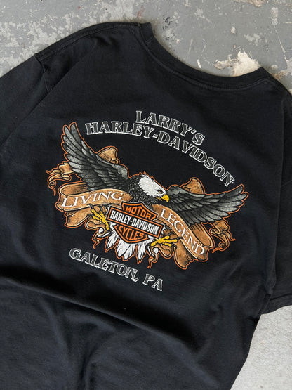 Harley Davidson Galeron,PA Black tee - Sz M