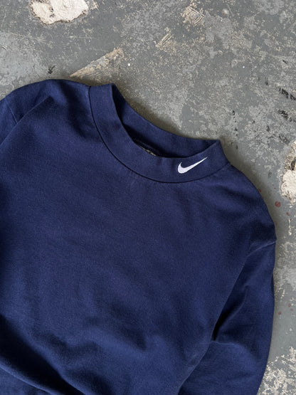 90s Nike Swoosh MockNeck - Sz L